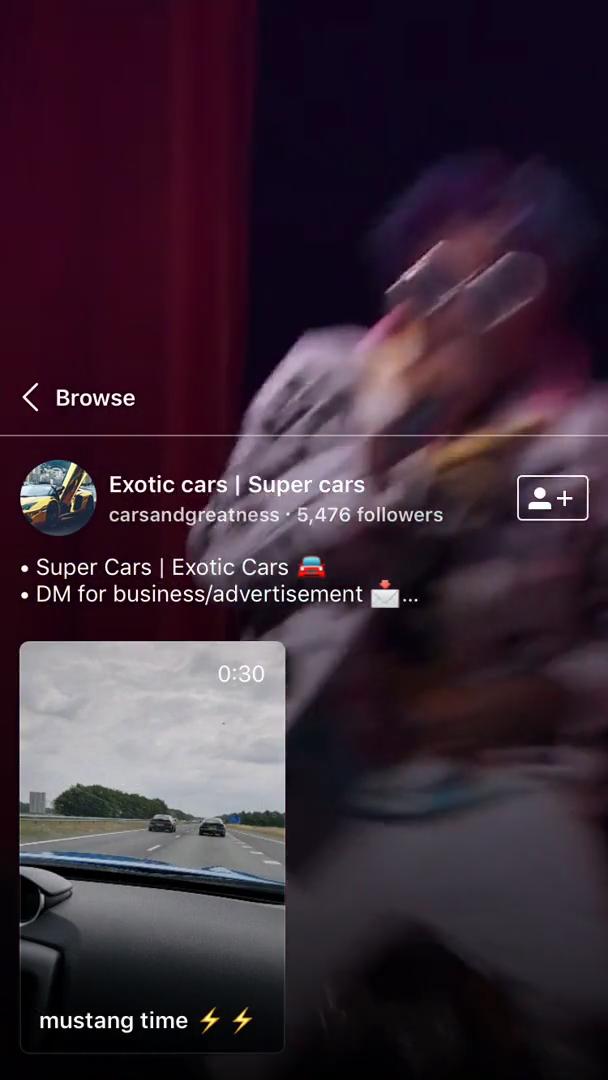 Searching on IGTV video thumbnail