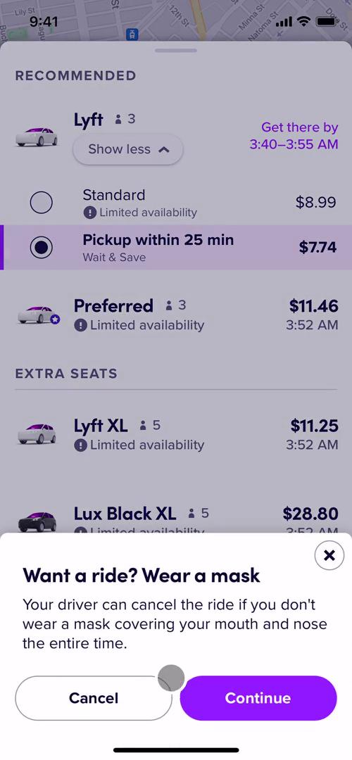 Booking transport on Lyft video thumbnail