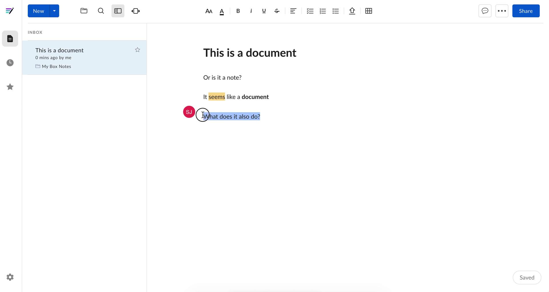 Creating a document screenshot