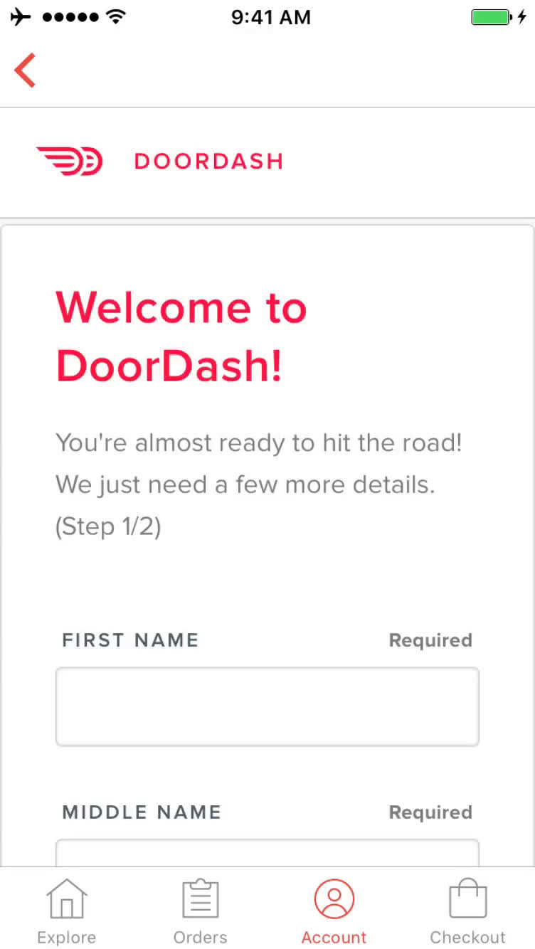 Driver Signup On Doordash Video 6 Screenshots