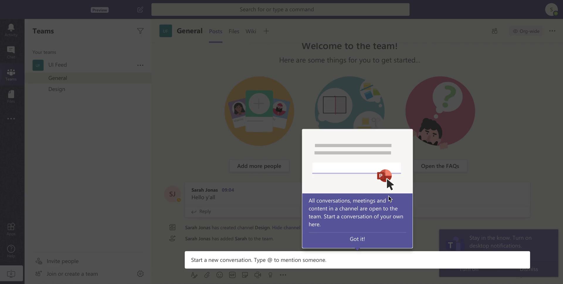 Accepting an invite on Microsoft Teams video thumbnail