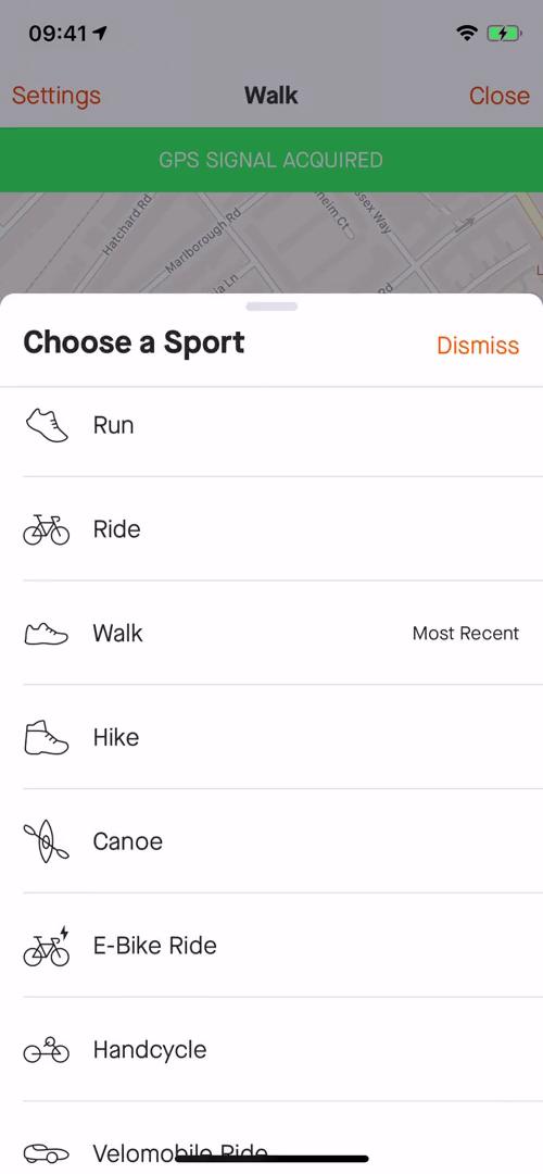 General browsing on Strava video thumbnail