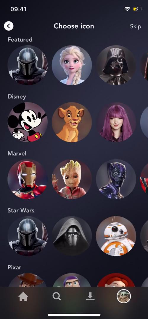 General browsing on Disney+ video thumbnail