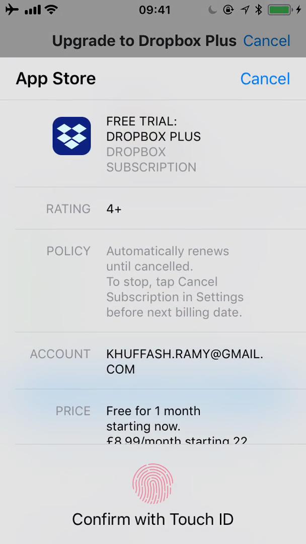 Upgrading your account on Dropbox video thumbnail