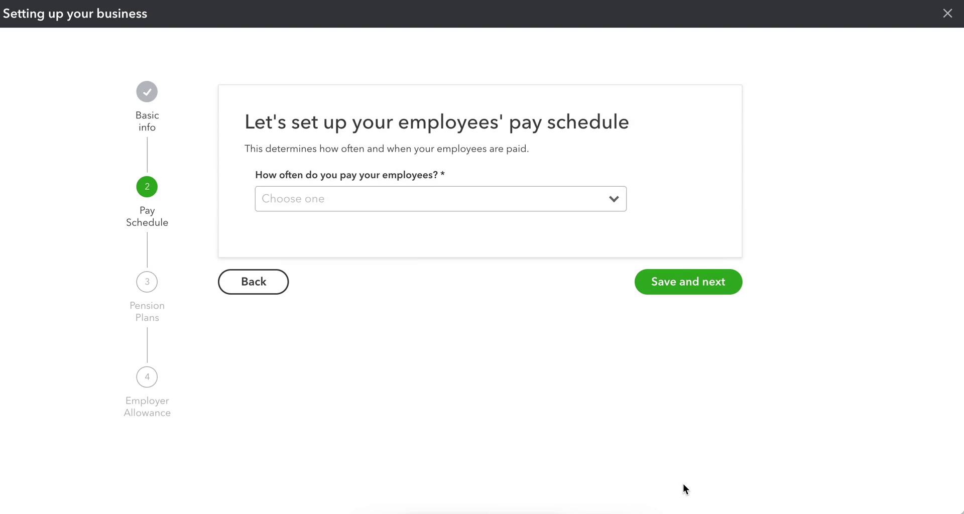 Managing payroll screenshot