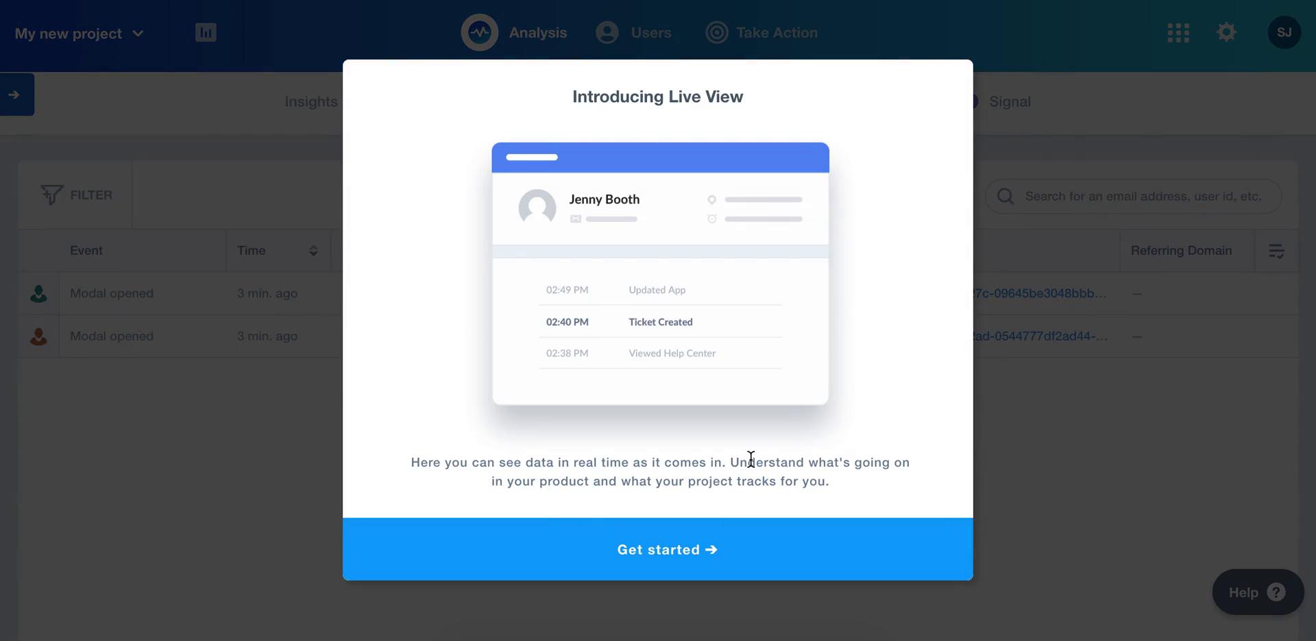 Onboarding screenshot