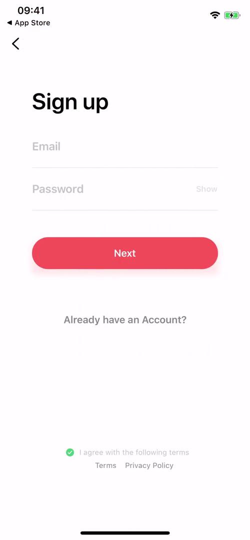 Onboarding screenshot