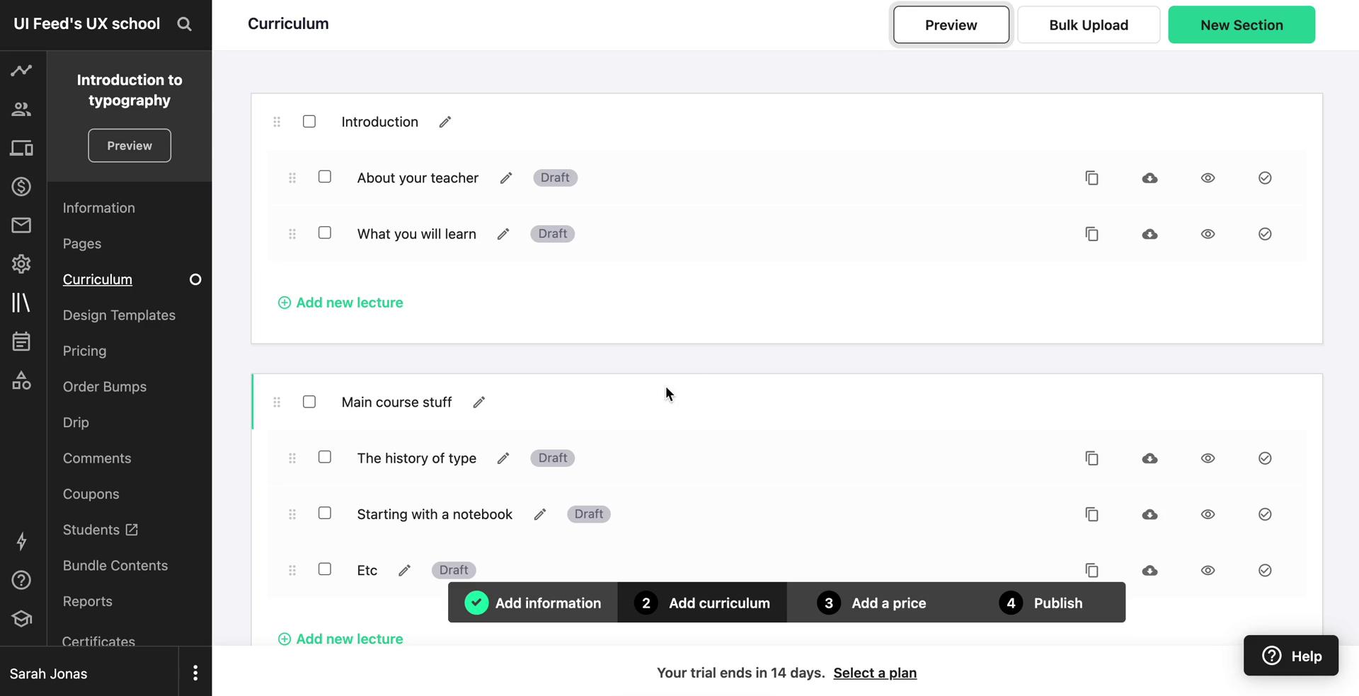 Creating a course on Teachable video thumbnail