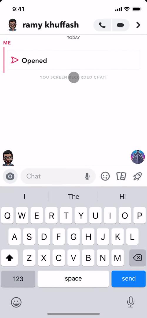 Chat screenshot