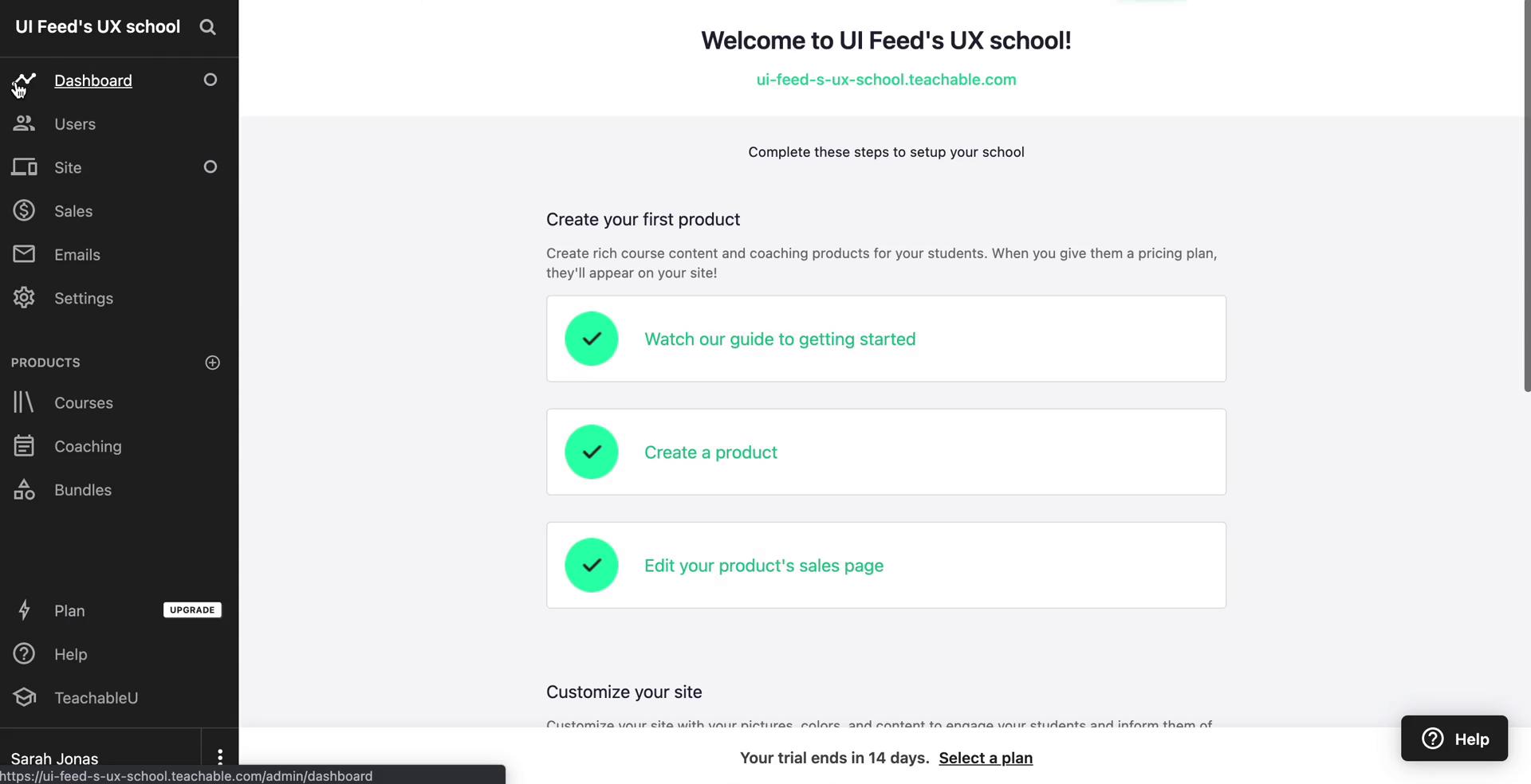 Onboarding screenshot