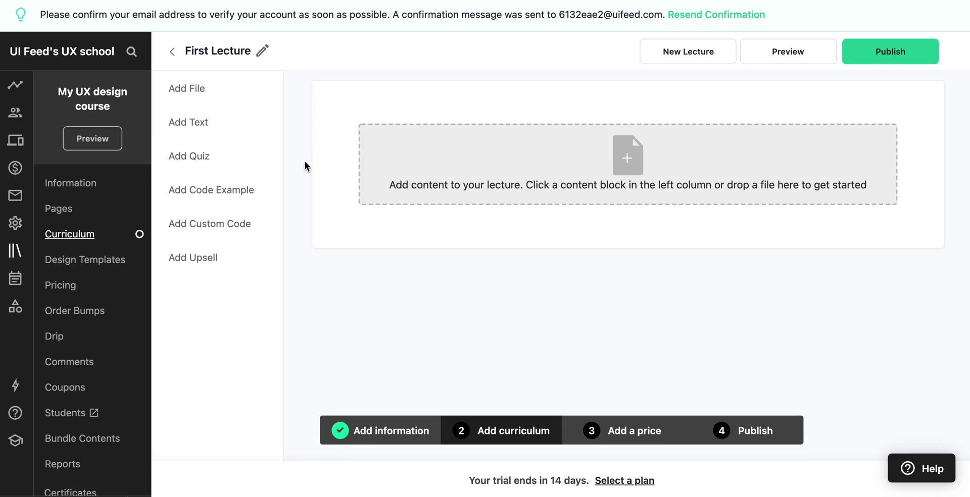 Onboarding screenshot