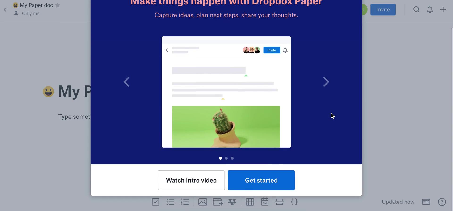 Onboarding on Dropbox Paper video thumbnail