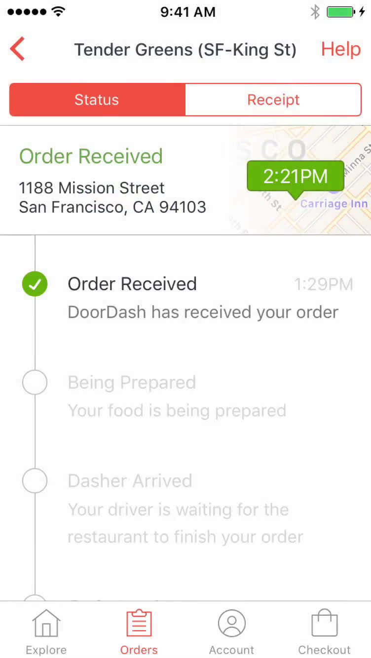 Cancelling an order on DoorDash video thumbnail