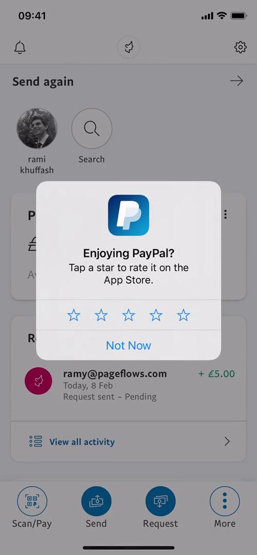 Requesting payment on PayPal video thumbnail