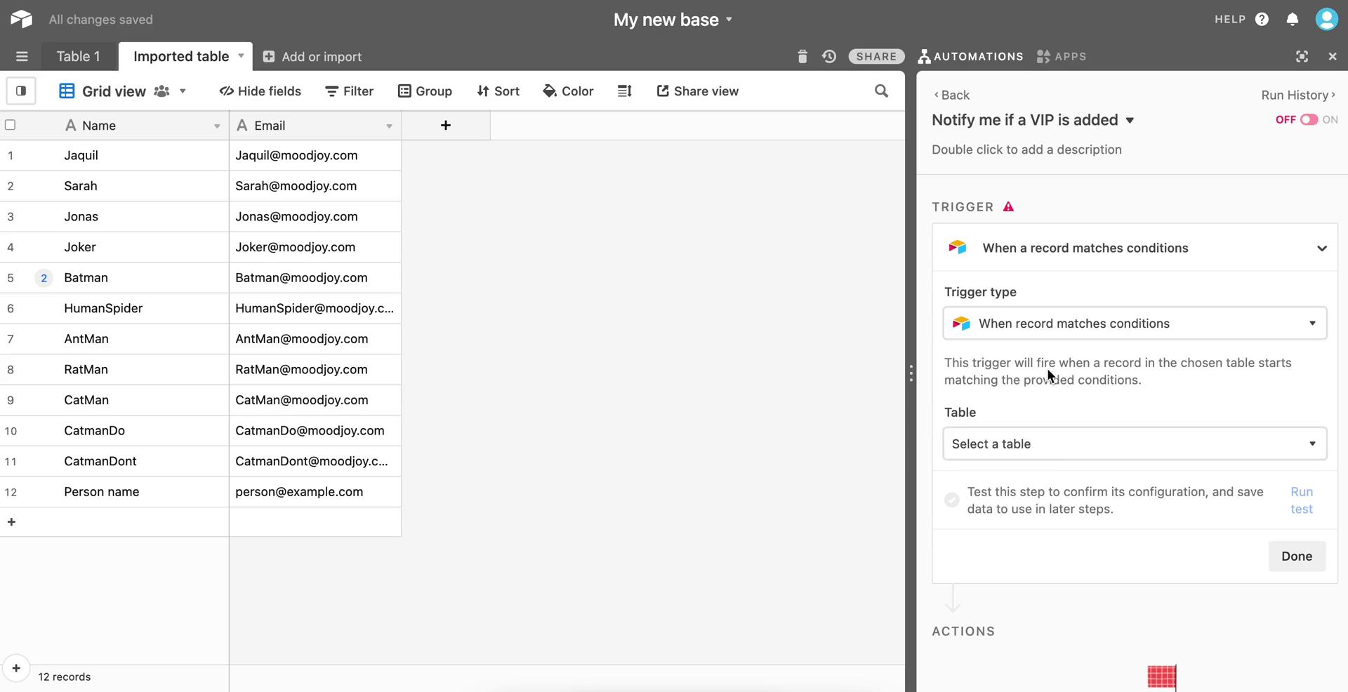 Creating an automation workflow on Airtable video thumbnail