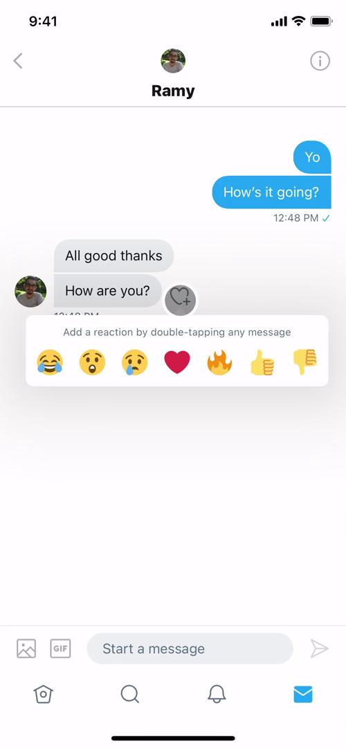 Sending messages on Twitter video thumbnail