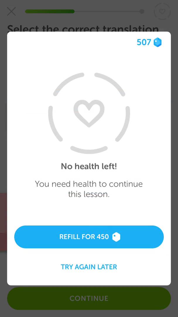 Completing a level on Duolingo video thumbnail