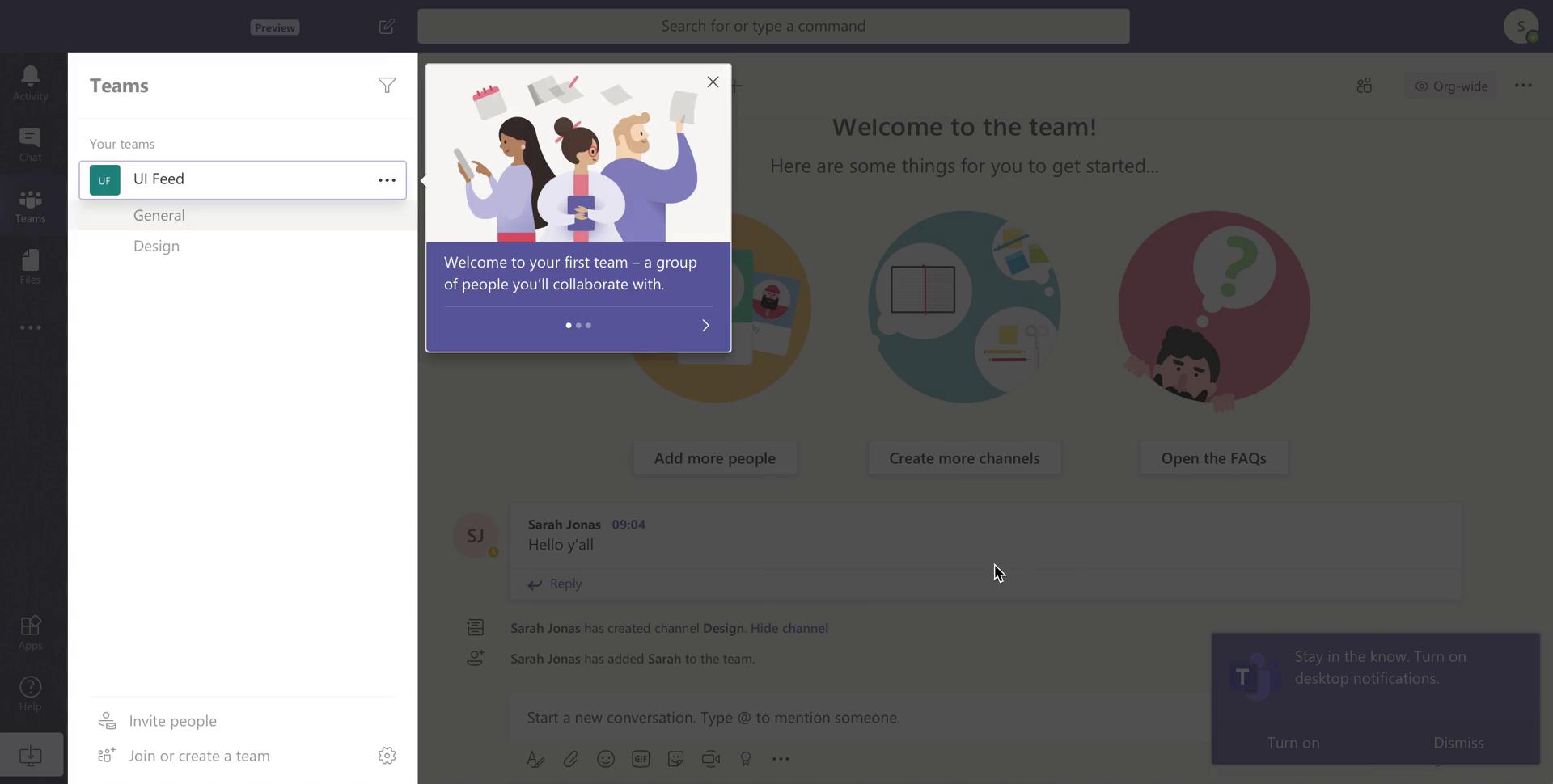 Accepting an invite on Microsoft Teams video thumbnail