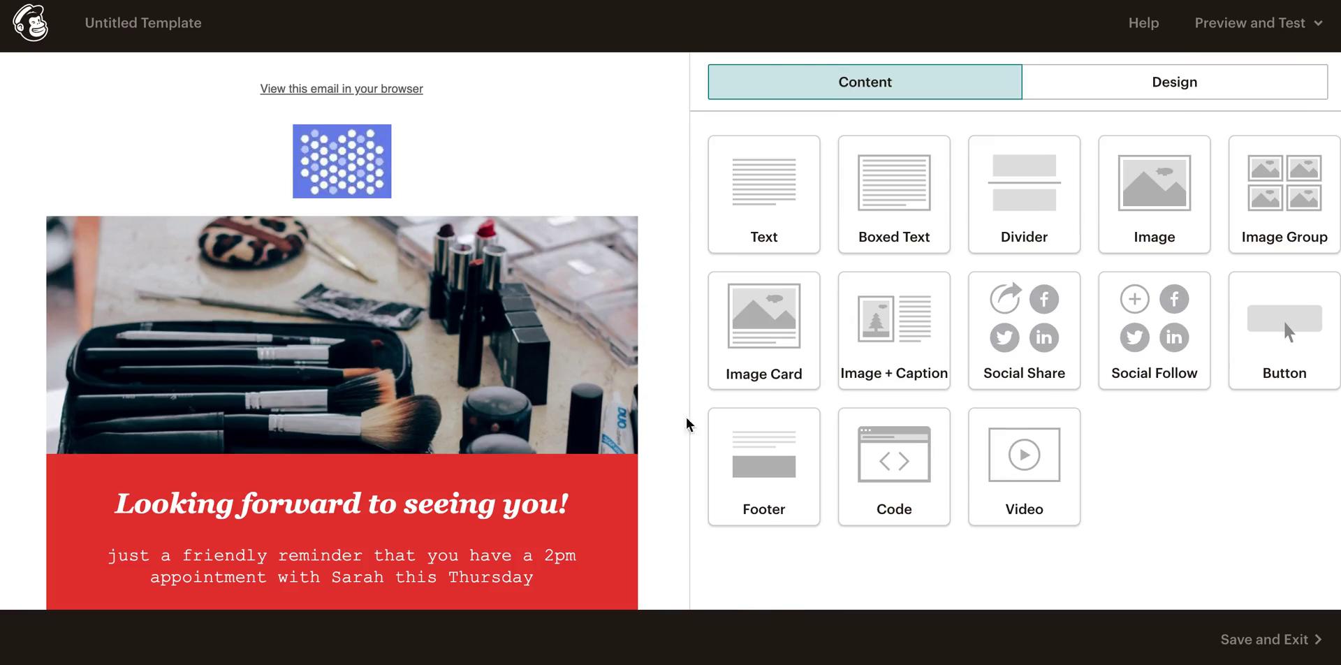 Creating a template on Mailchimp video thumbnail