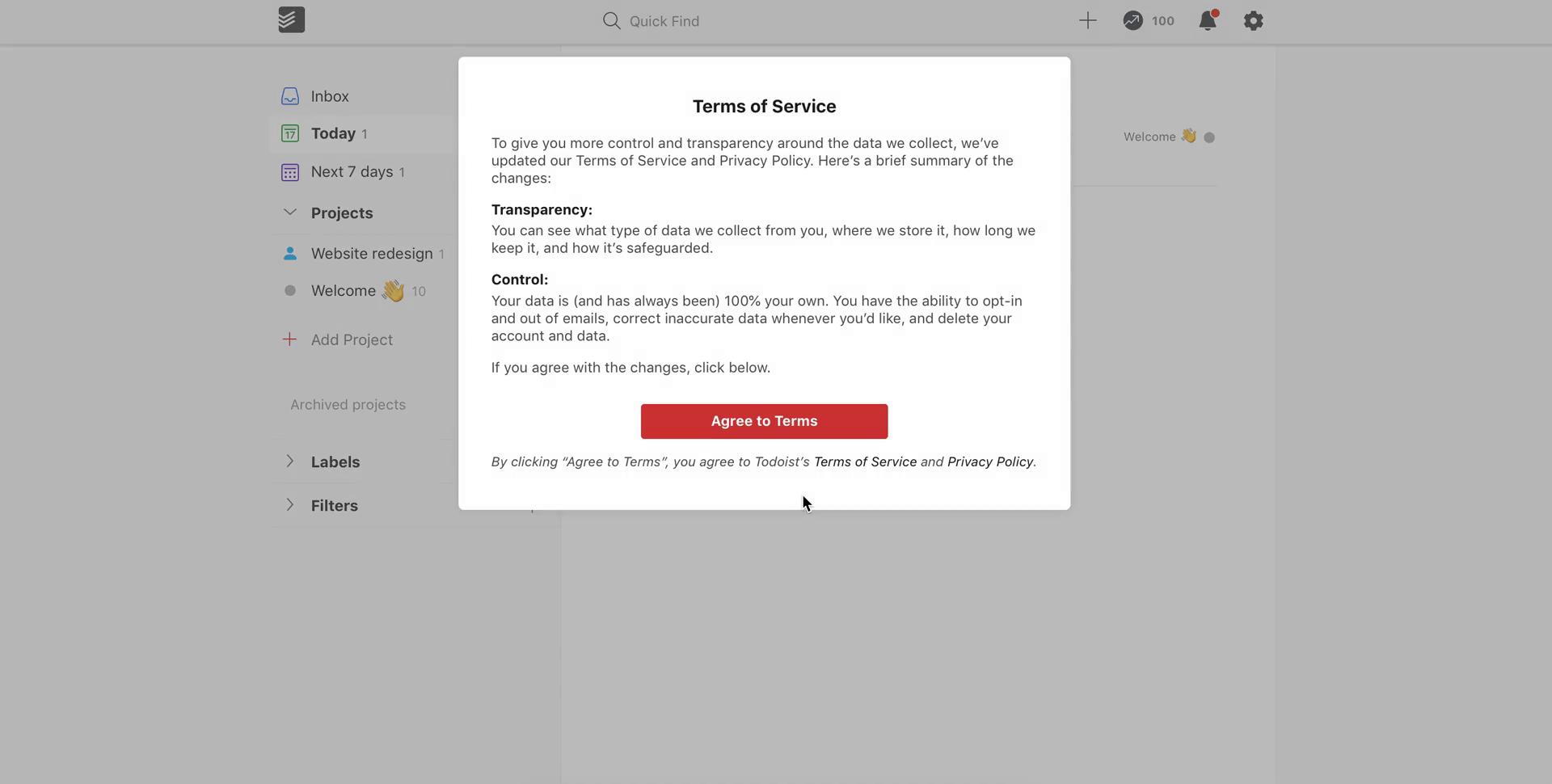 Accepting an invite on Todoist video thumbnail