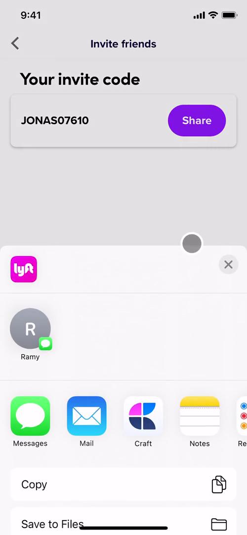 Inviting people on Lyft video thumbnail