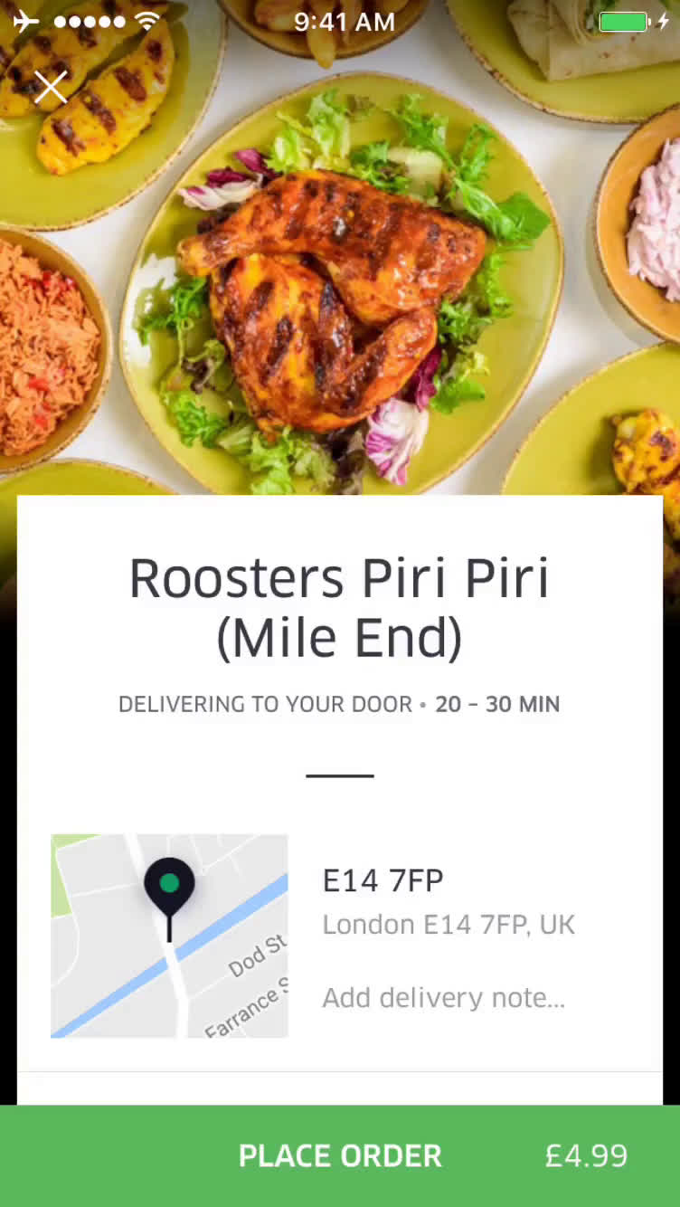 Cancelling an order on Uber Eats video thumbnail