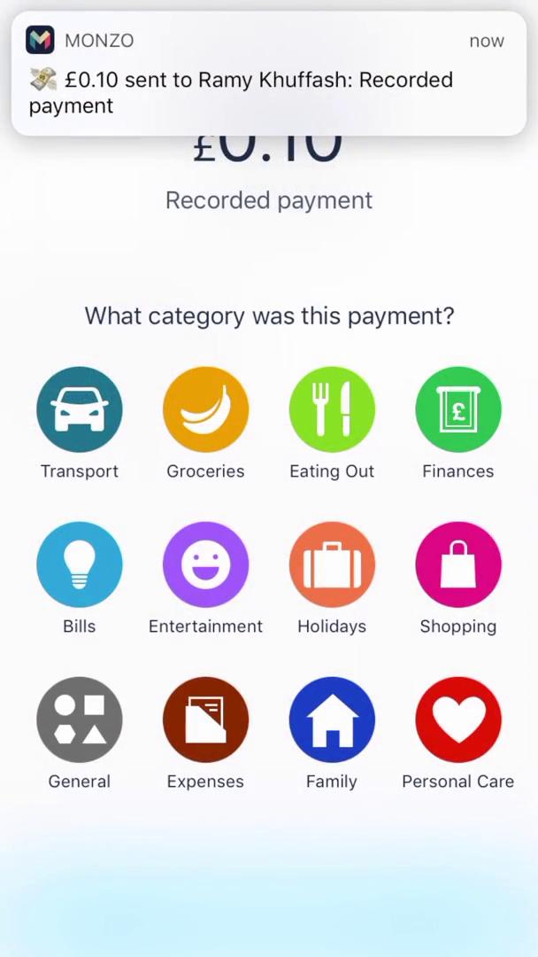Sending currency on Monzo video thumbnail