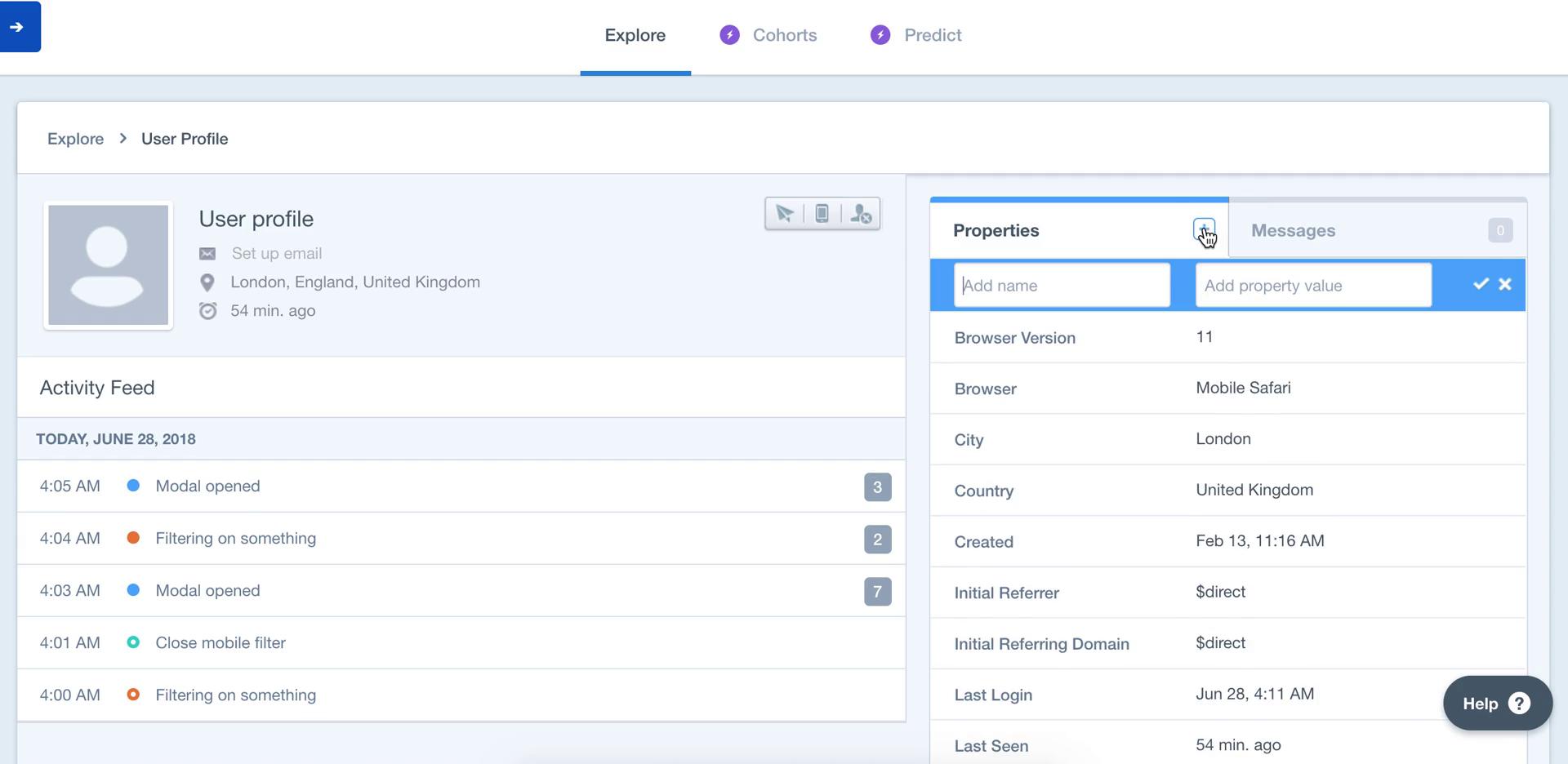 CRM screenshot