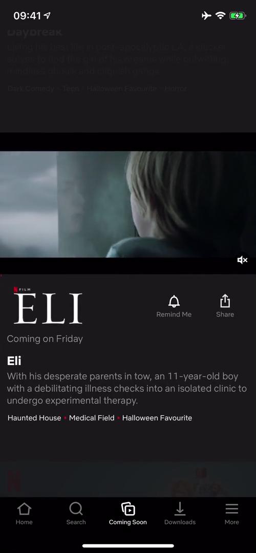 General browsing on Netflix video thumbnail