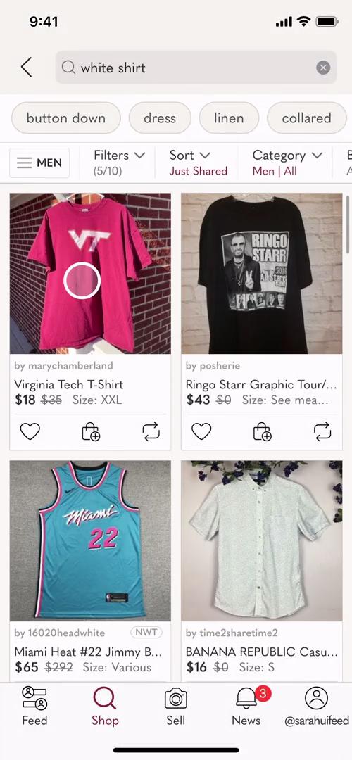 Searching on Poshmark video thumbnail