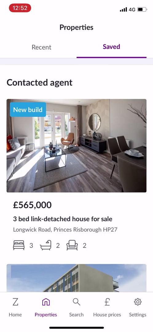 General browsing on Zoopla video thumbnail