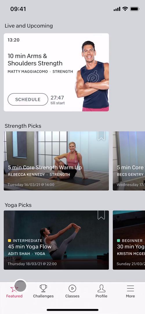 Discovering content on Peloton video thumbnail