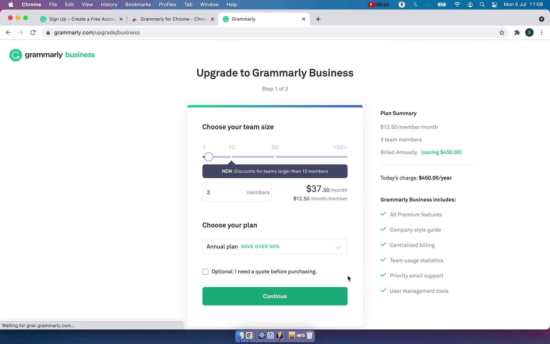 Upgrading your account on Grammarly video thumbnail