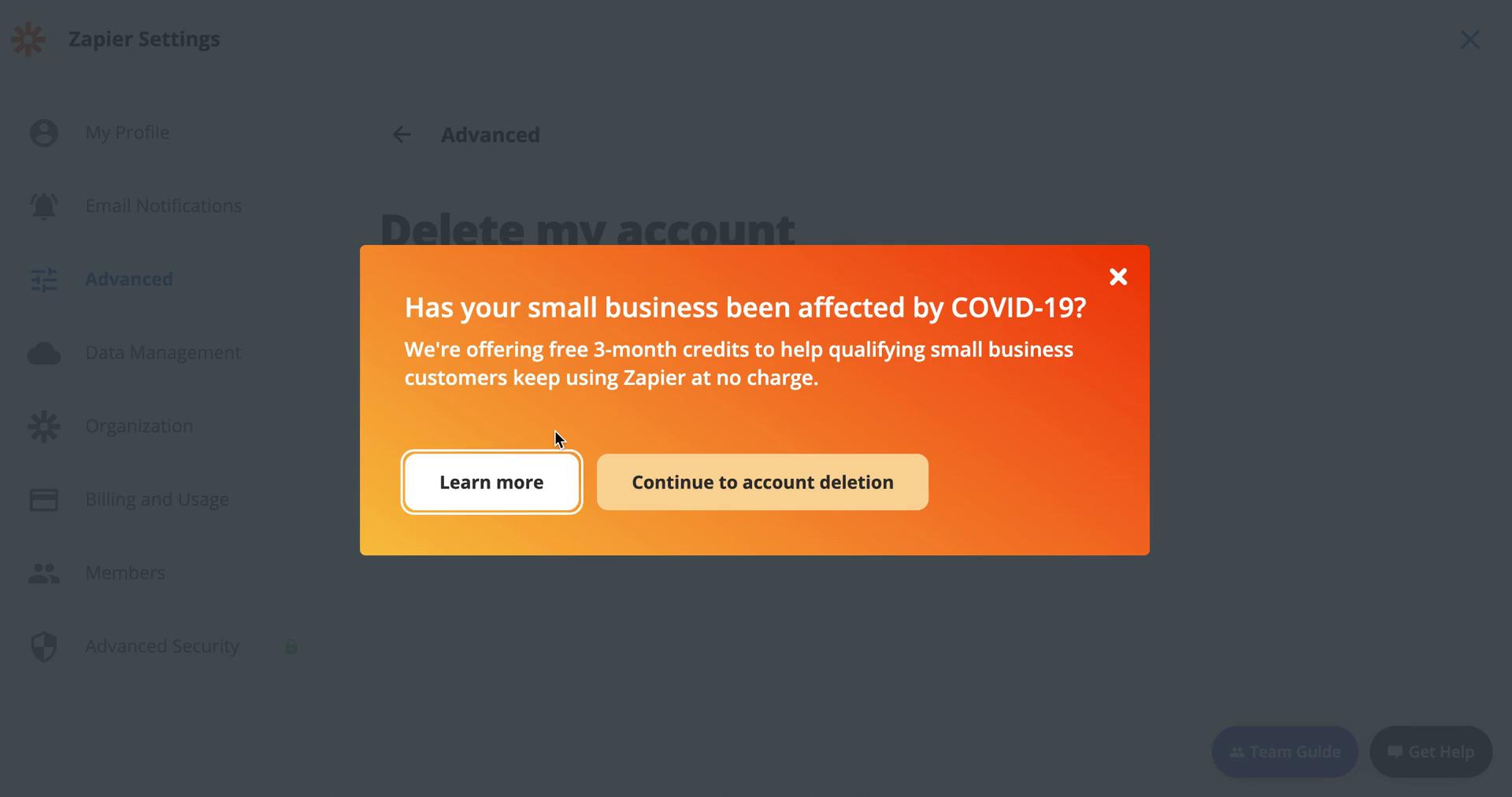 Deleting your account on Zapier video thumbnail