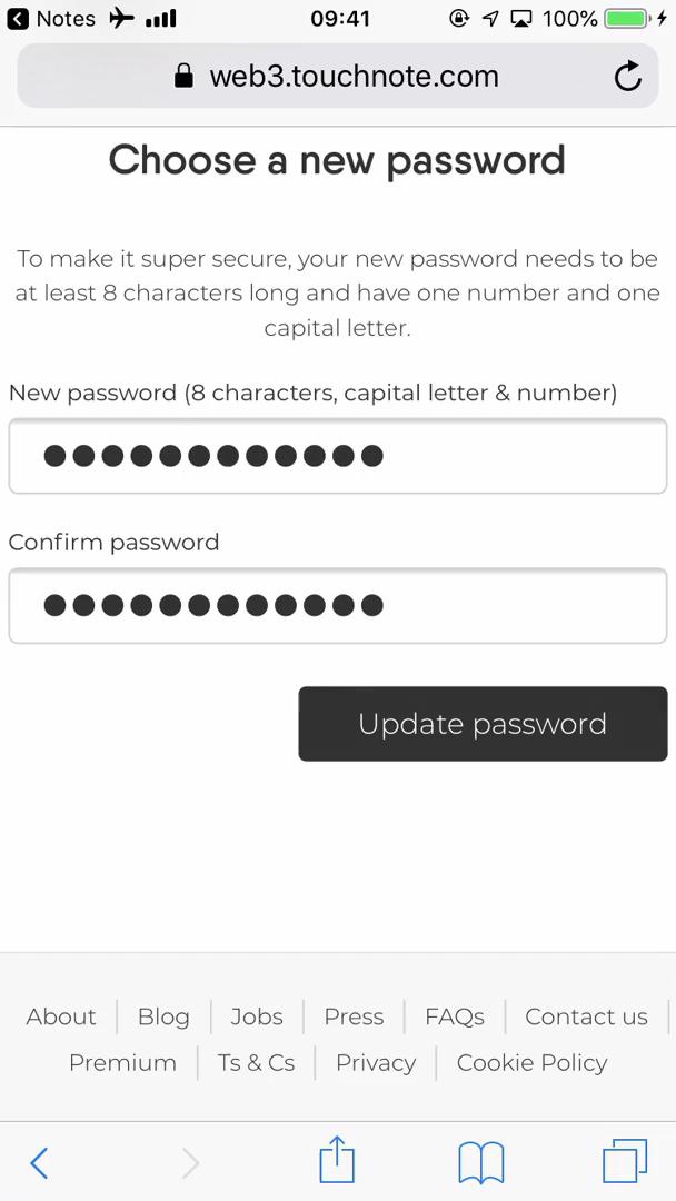 Create new password video thumbnail