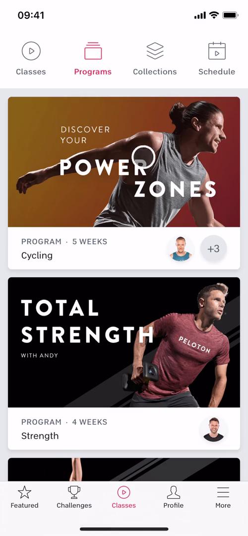 Discovering content on Peloton video thumbnail