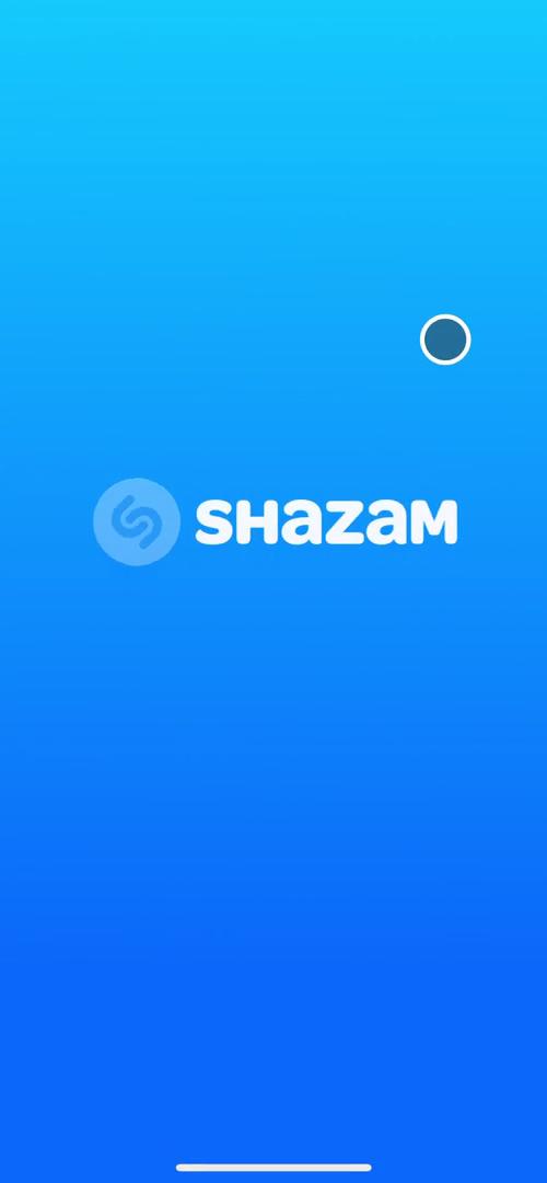 Screenshot of Splash screen on Onboarding on Shazam user flow