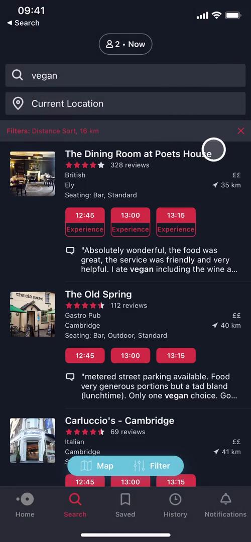 General browsing on OpenTable video thumbnail