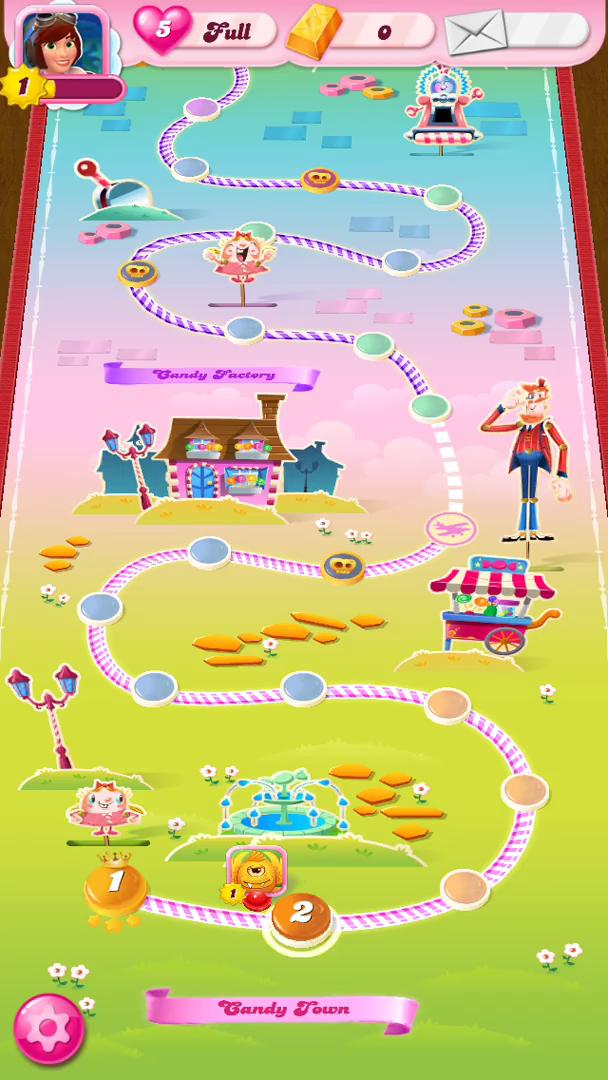Screenshot of on Leaderboards on Candy Crush user flow