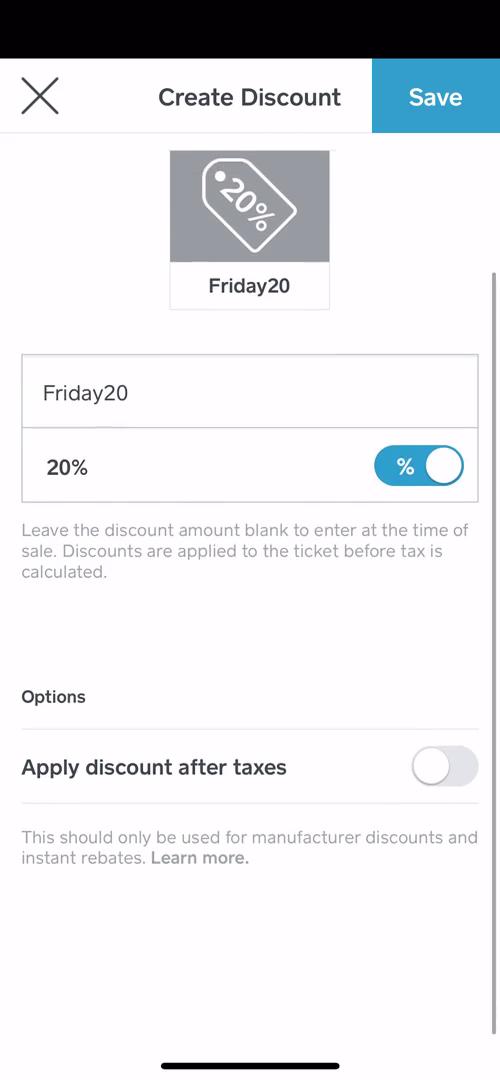 Creating a discount code on Square video thumbnail