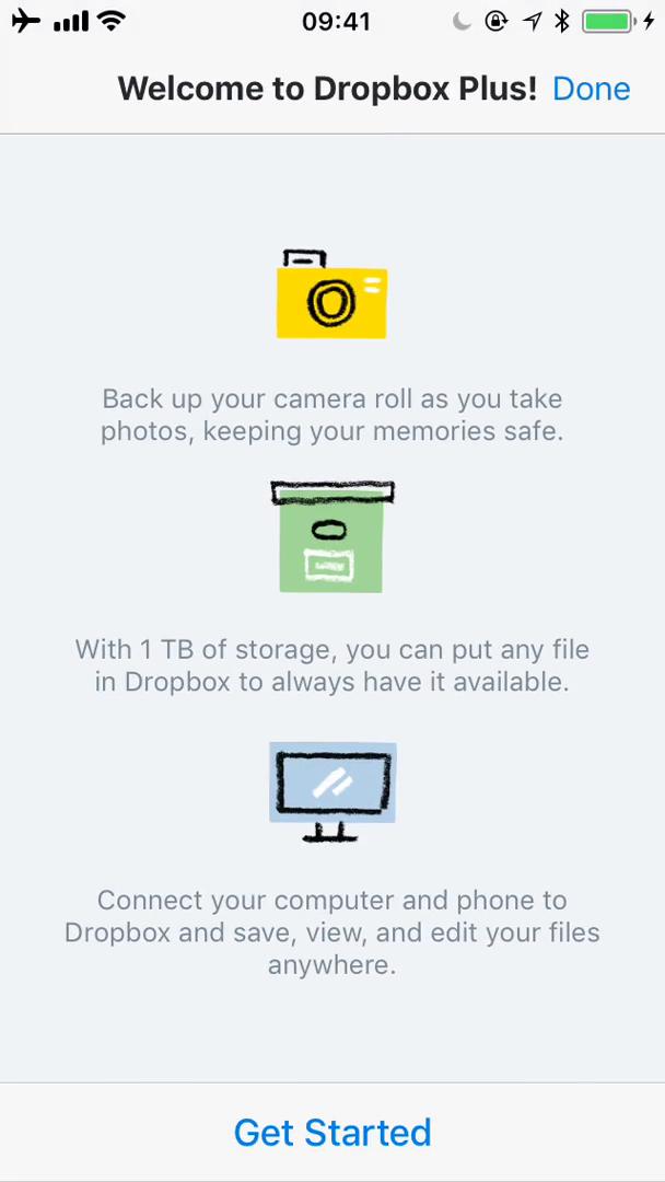 Upgrading your account on Dropbox video thumbnail