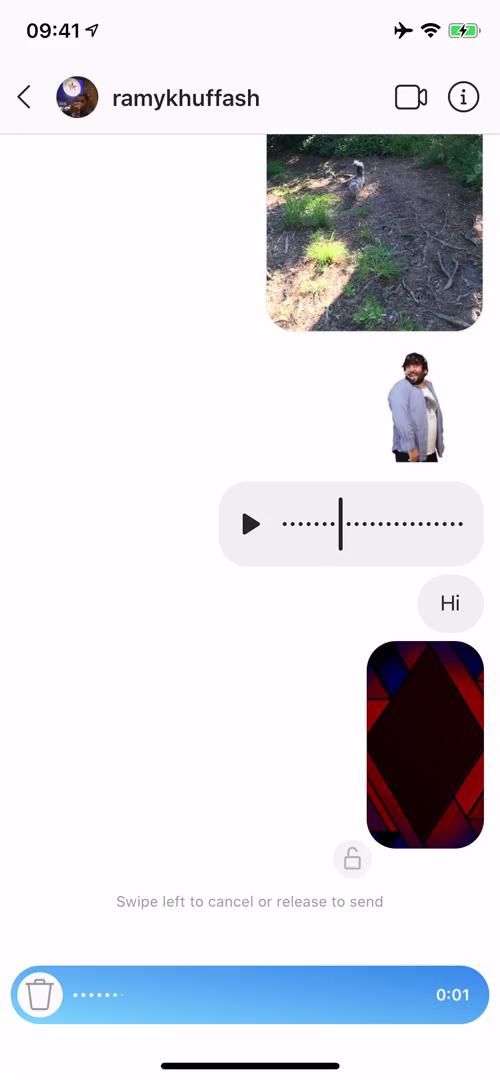 Sending messages on Instagram video thumbnail