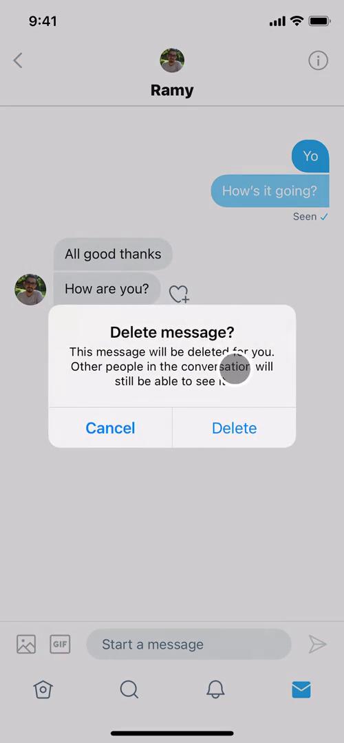 Sending messages on Twitter video thumbnail