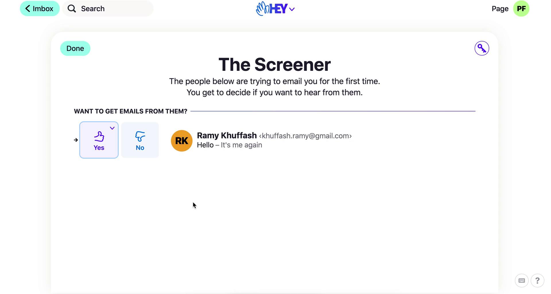 Screening on Hey video thumbnail