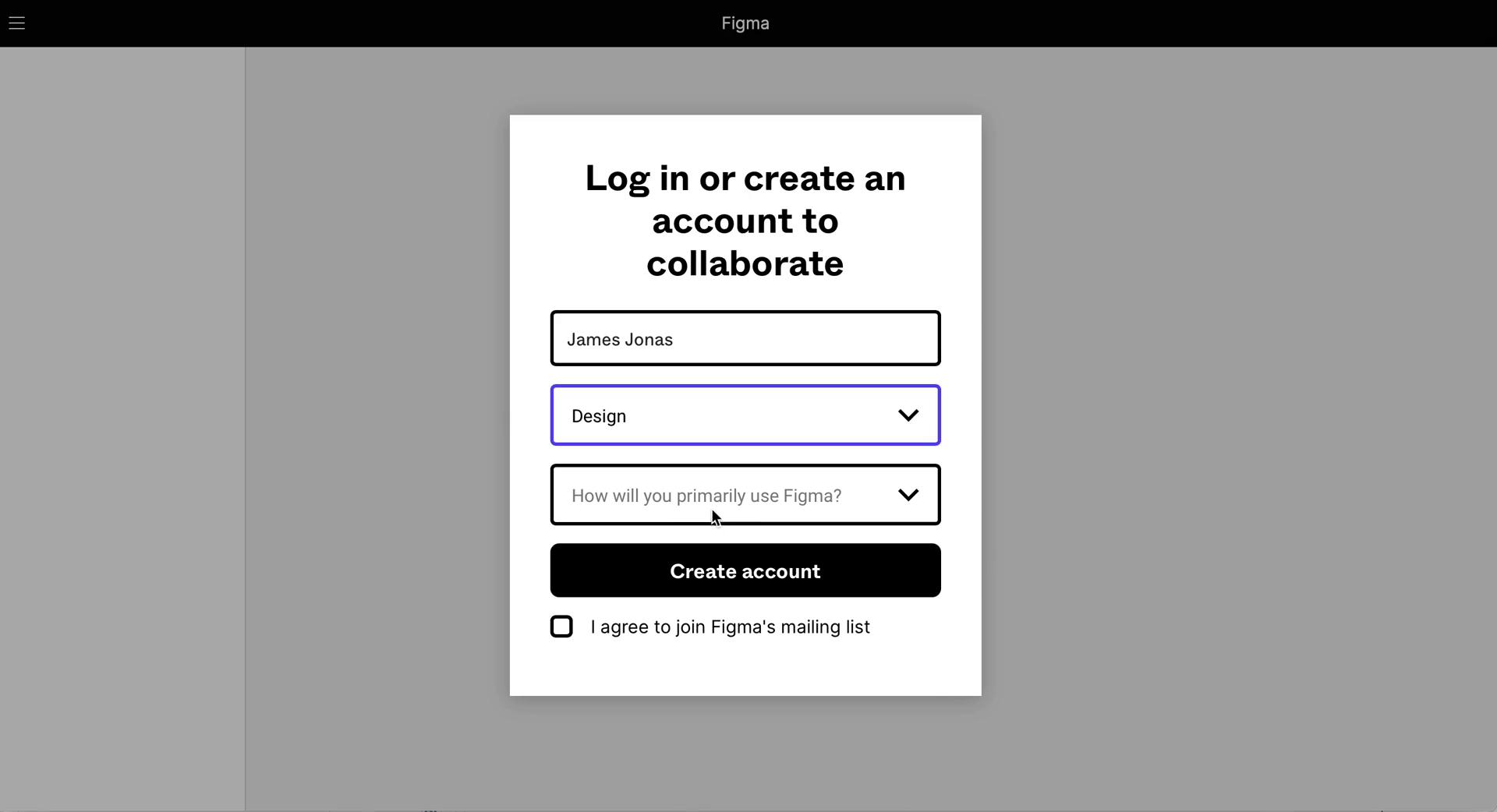 Accepting an invite on Figma video thumbnail