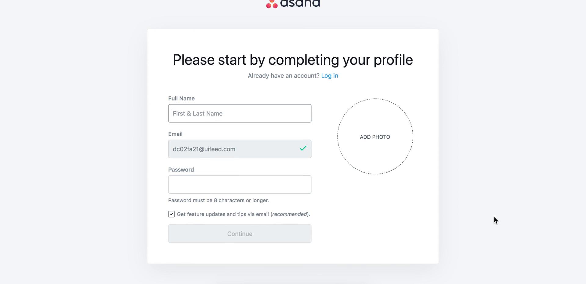 Onboarding screenshot