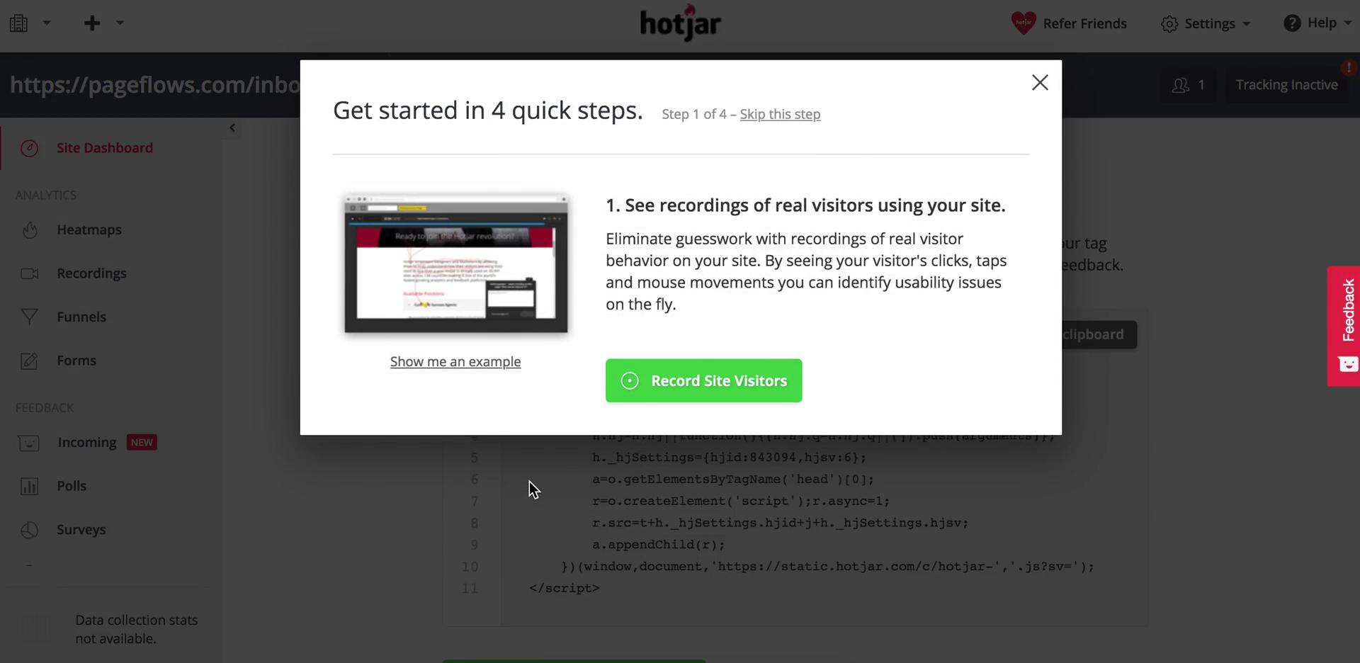 Onboarding screenshot