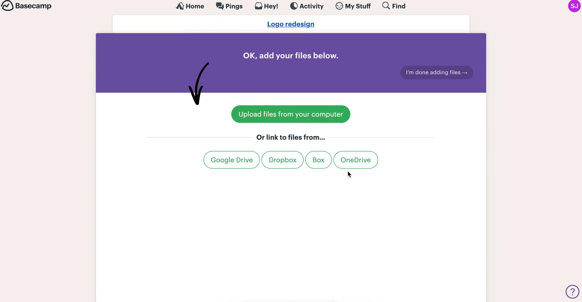 Onboarding screenshot