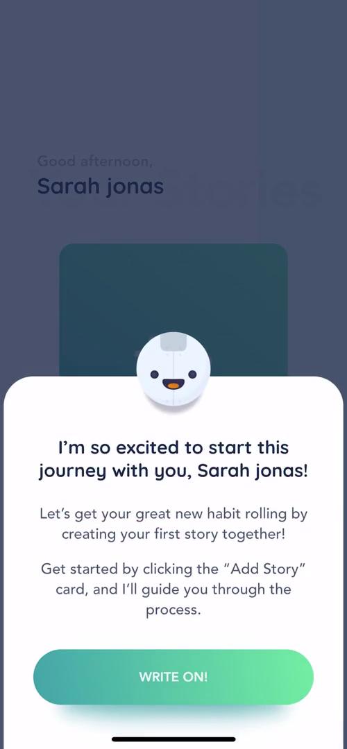 Onboarding screenshot