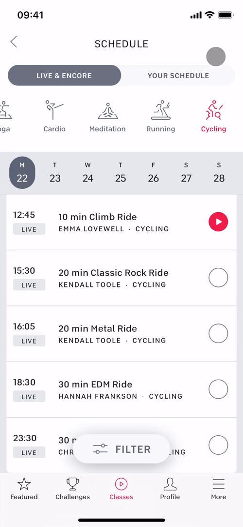 Scheduling a class on Peloton video thumbnail